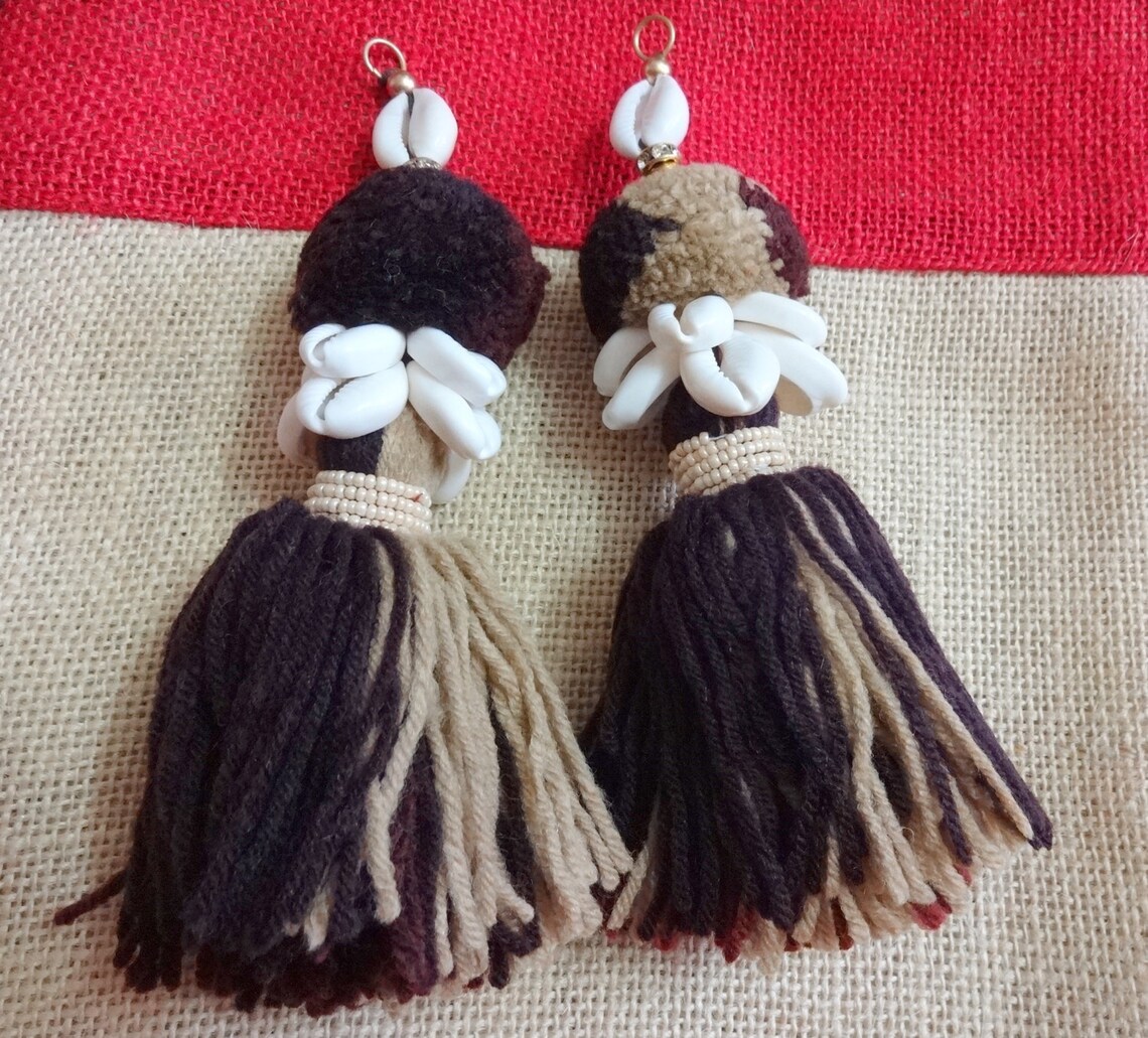 Indian Cowrie Shell Tassel Purse & Handbag Decoration Cowrie - Etsy
