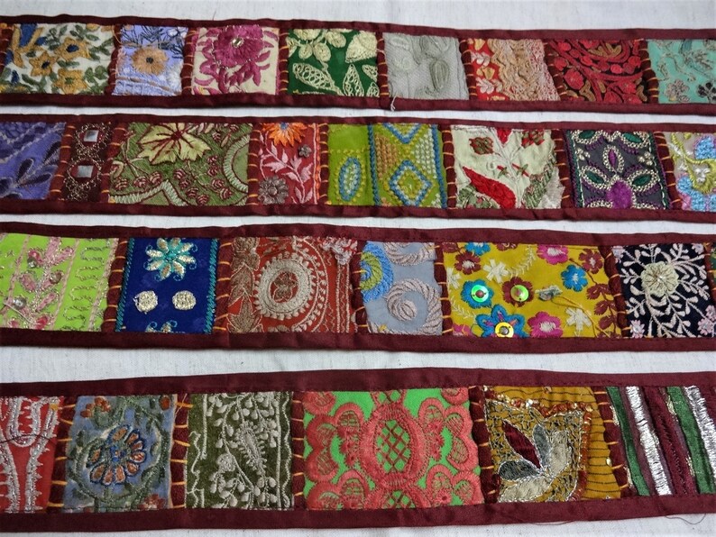 Indian Embroidered Lace Ethnic Trim Saree Border Handmade Etsy