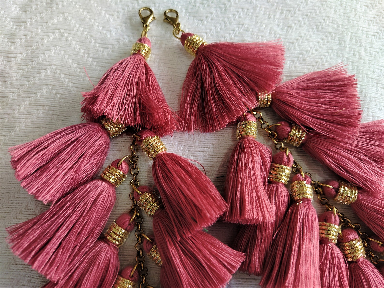 Indian Tassels Cotton Tassels Embellishment Long Tassels Etsy