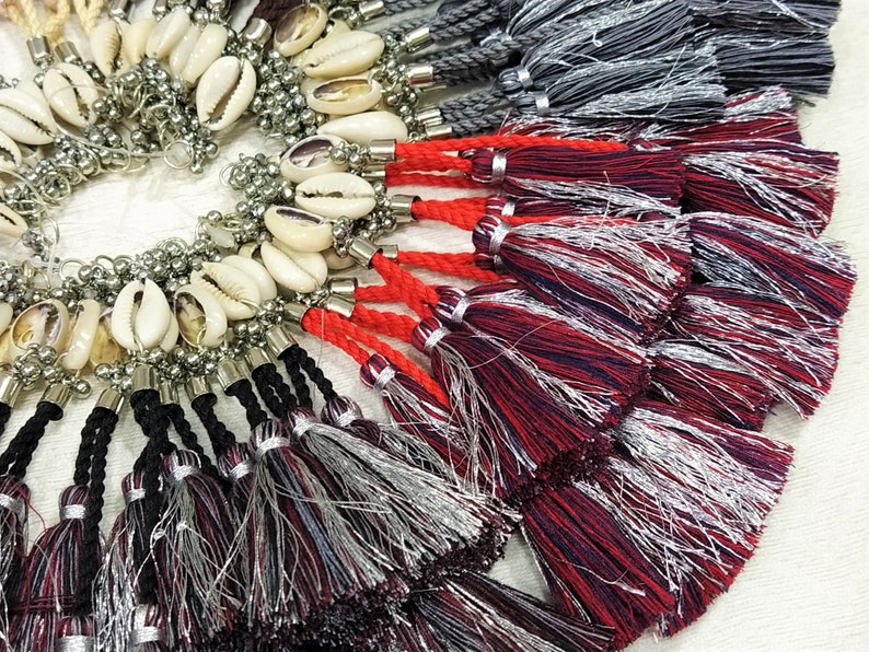 Cowrie Shell Tassels Purse & Handbag Decoration Cowrie Shell - Etsy