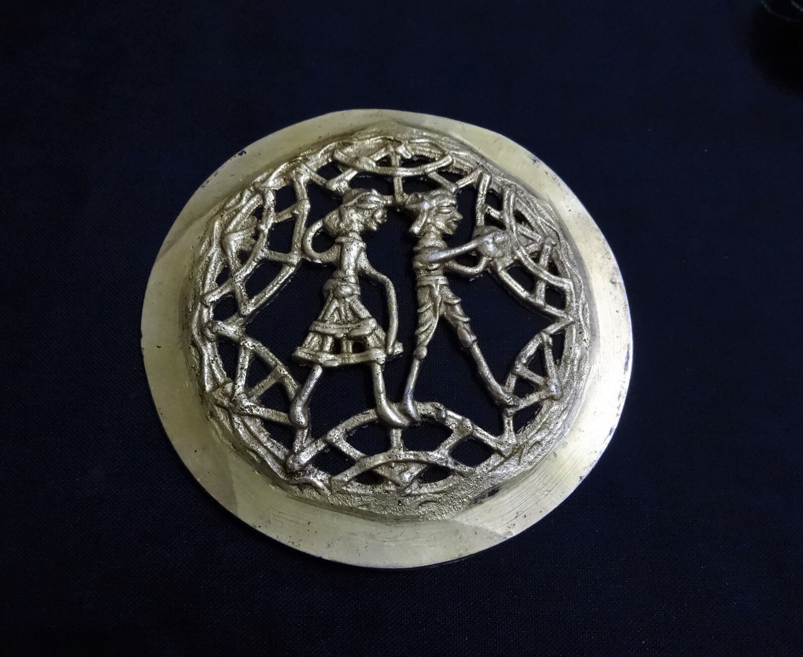 Indian Brass Artware Brass Craft Ethnic Metal Tribal Craft | Etsy