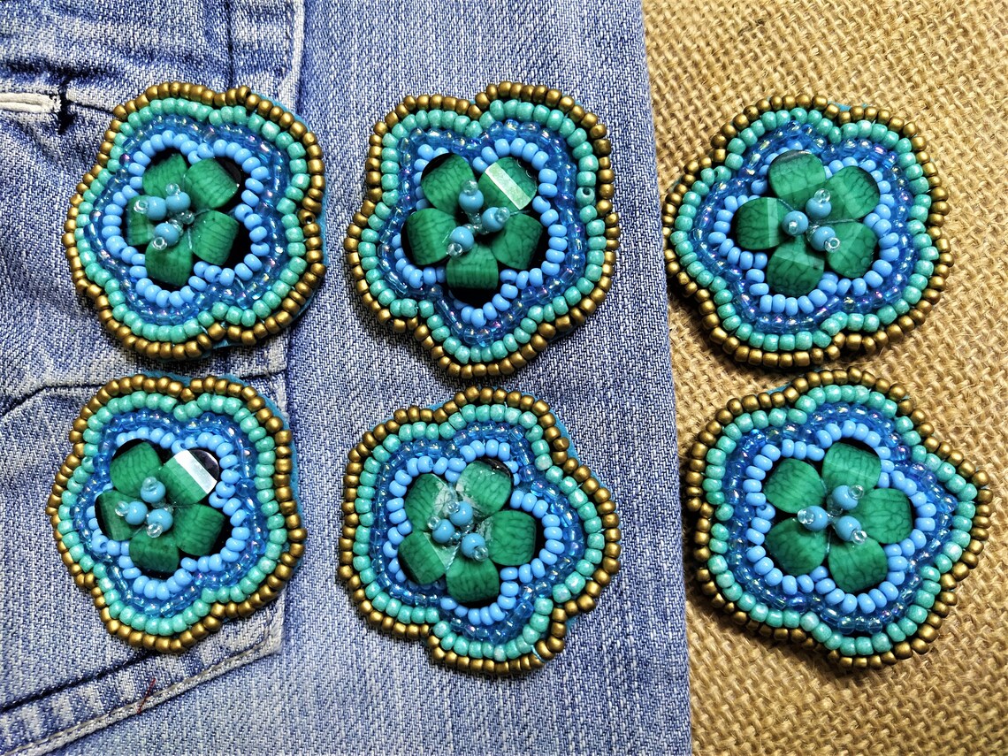 Beaded Appliques Embroidered Ethnic Indian Sew on Appliques Etsy