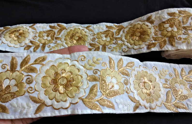 Indian Embroidered Lace Decorative Trim Crafting sewing Etsy