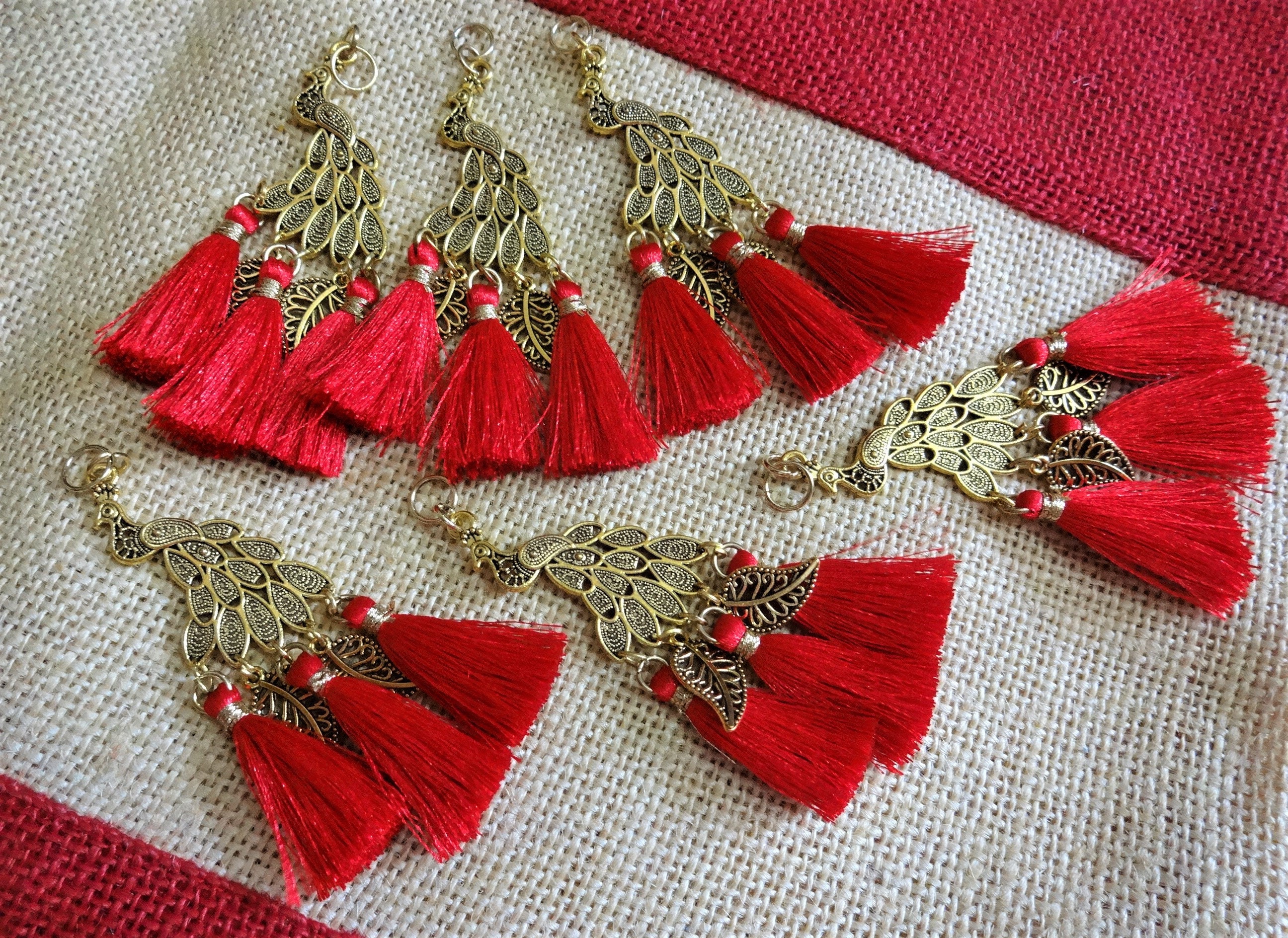Tassels Mini Tassels Craft Supplies Indian Tassels Silk Etsy India
