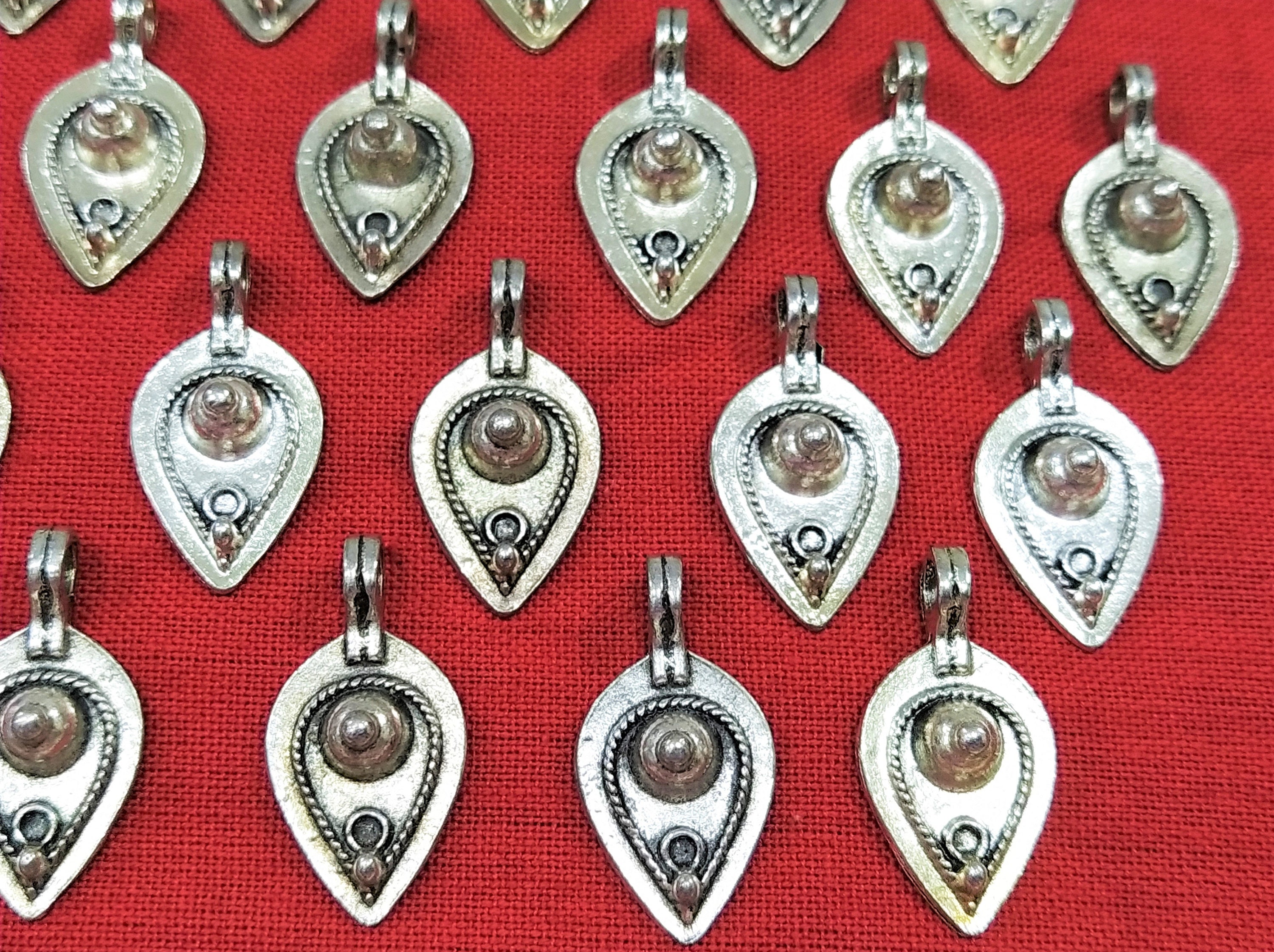 Metal Leaf Charms Antique Gold Leaf Pendants Jewelry Etsy