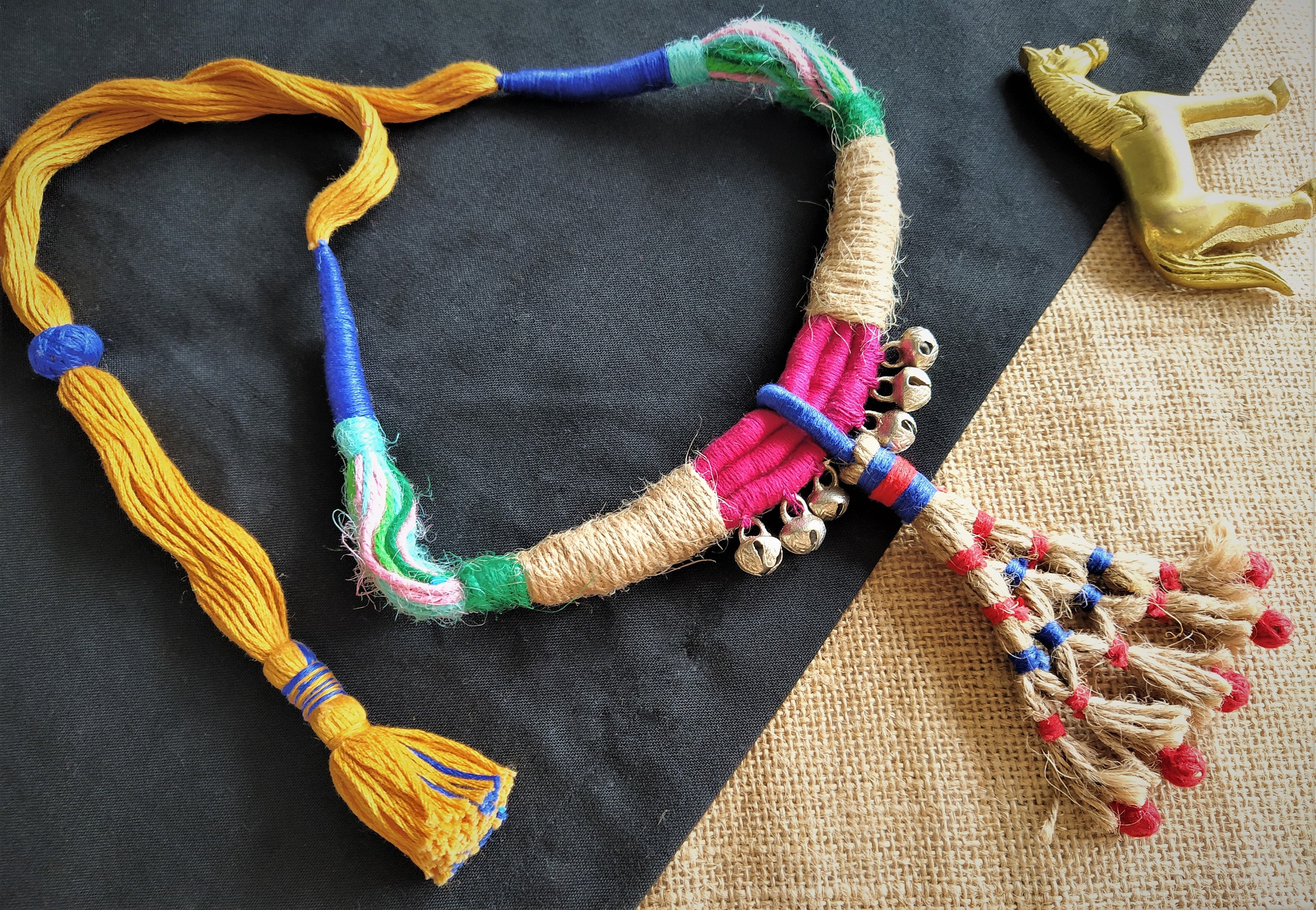 Indian Jewellery Banjara Necklace Tribal Neckalce with Brass Etsy