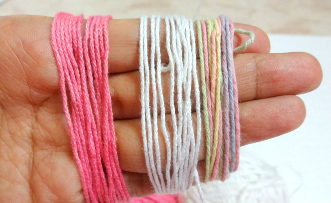 Indian Threads Natural Handspun Cotton Yarn for Crochet | Etsy