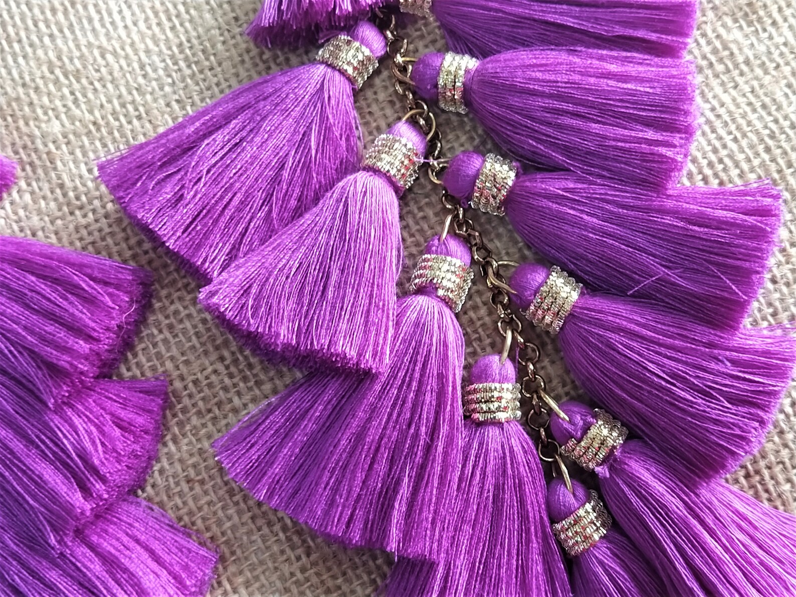 Indian Tassels Cotton Tassels Embellishment Long Tassels Etsy
