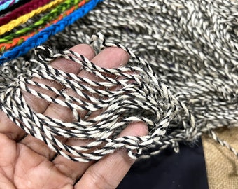 Natürliches handgesponnenes Jutegarn, indischer Jutefaden, Juteschnur, Juteschnur, Juteschnur - für Häkeln, Stricken, Geschenkverpackung, Basteln 300 Gramm