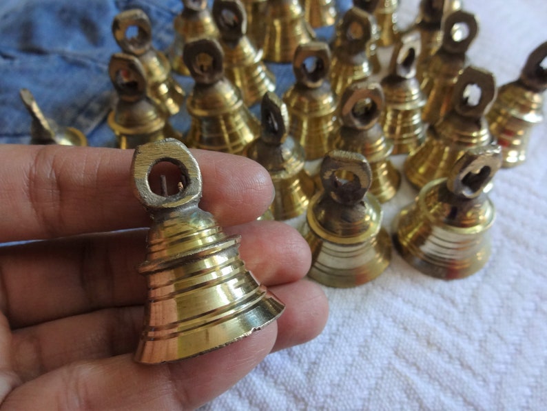Brass Bell Metal Bells Gypsy Bells 29 MM Indian Brass Etsy