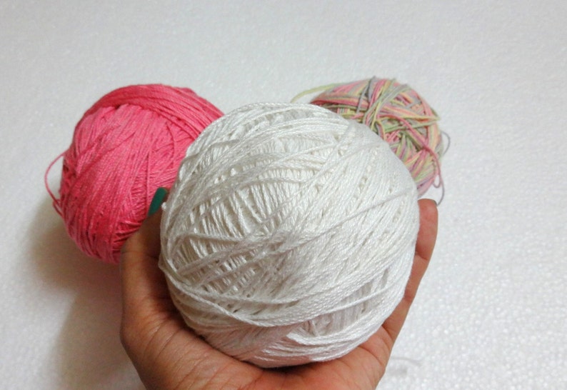 Indian Threads Natural Handspun Cotton Yarn for Crochet | Etsy