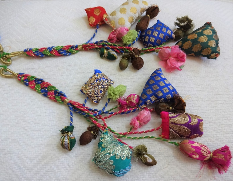 Handmade Fabric Trim Tassel Sari Silk Tassel Ethnic Tassel Etsy
