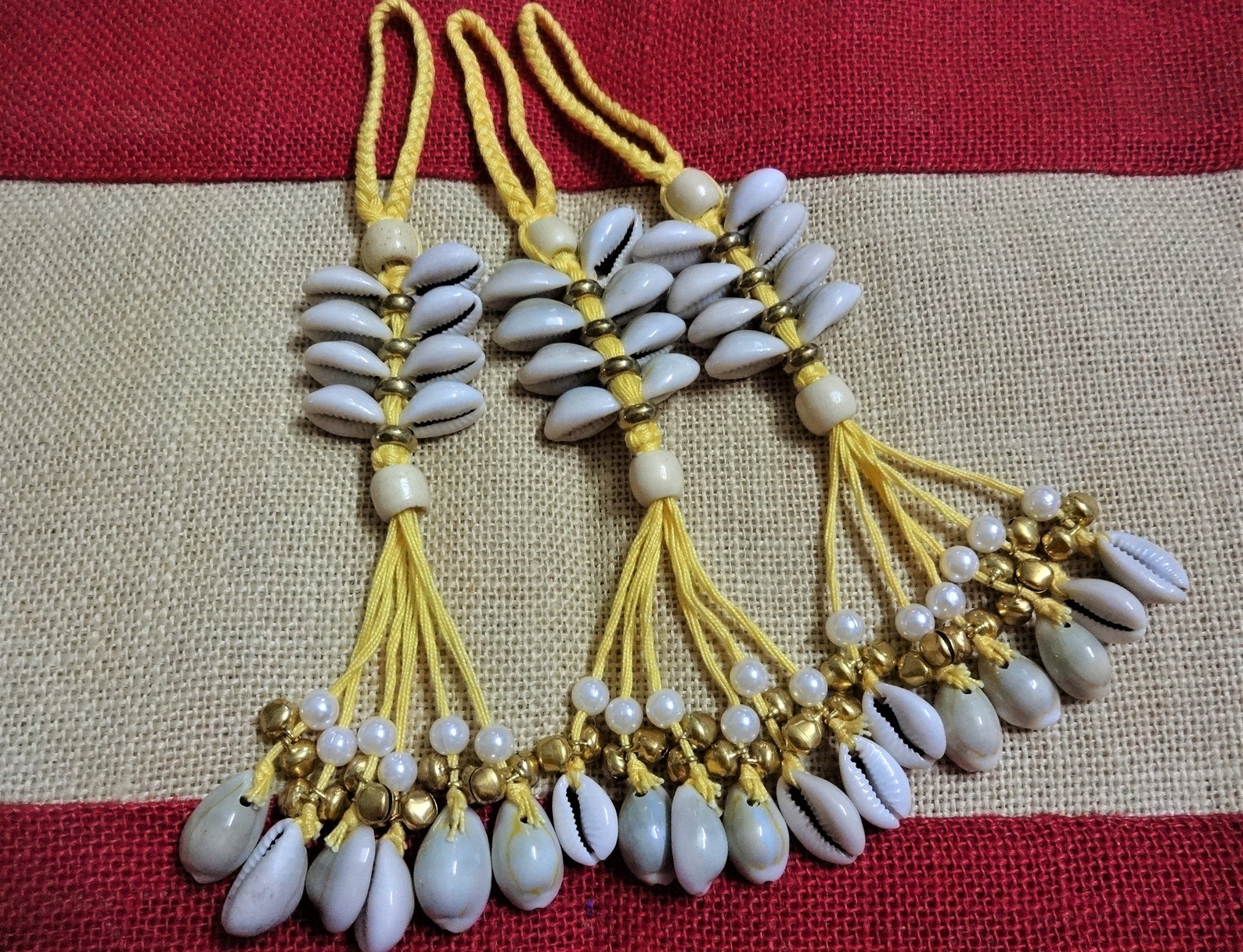 Cowrie Shell Tasselspurse & Handbag Decorationcowrie Shell | Etsy