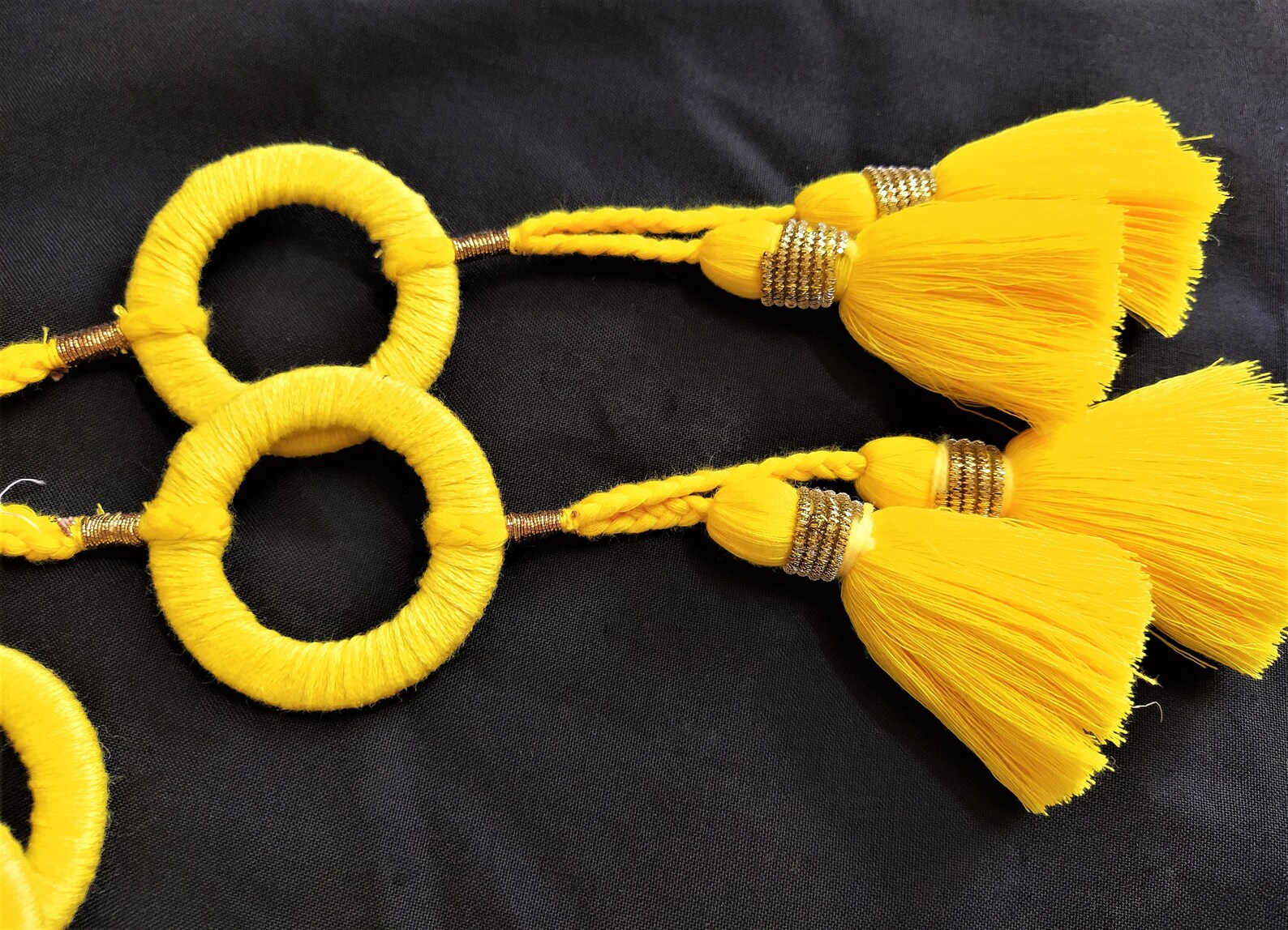 Indian Tassels Cotton Tassels Embellishment Long Tassels Etsy