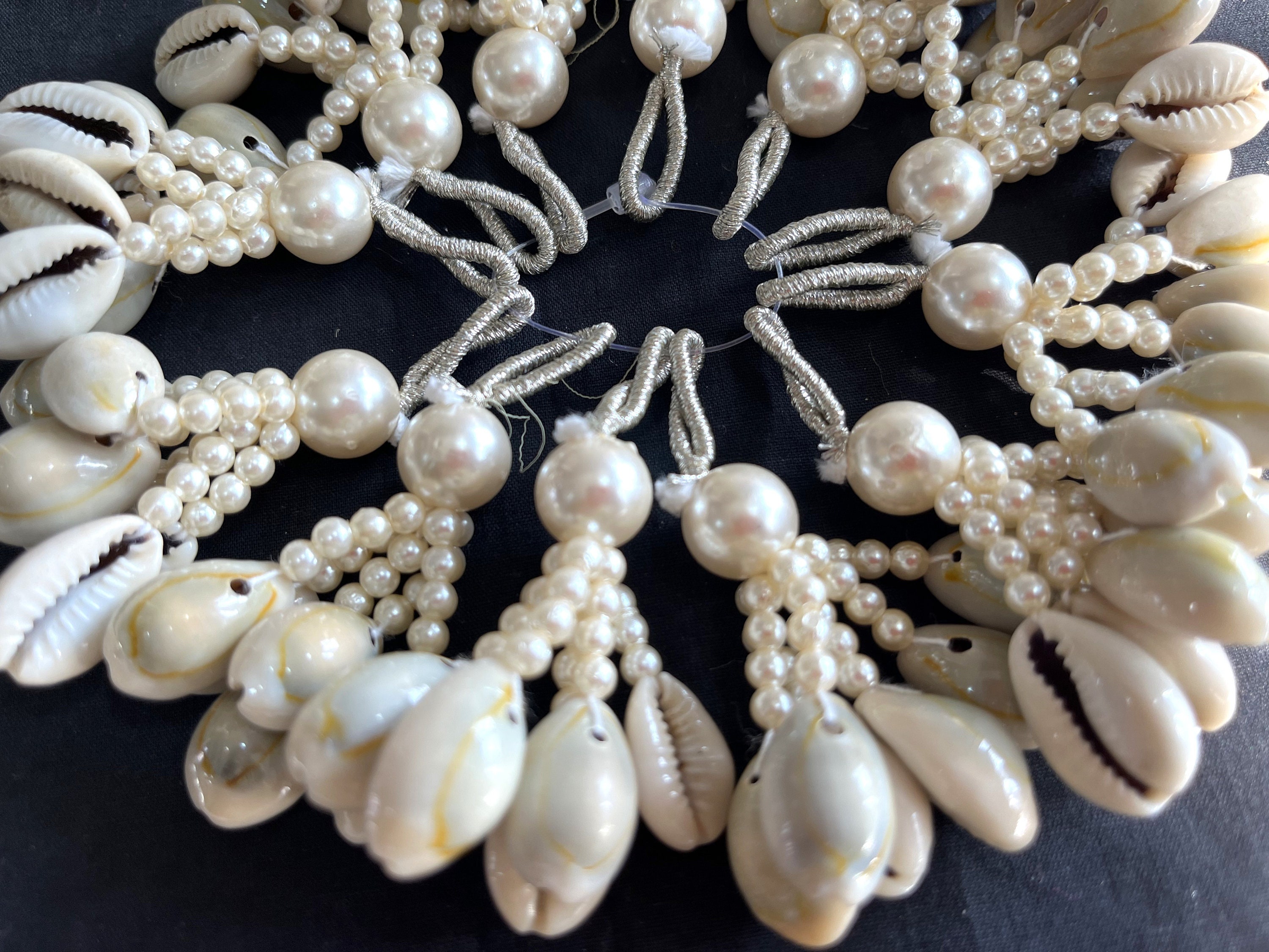 Cowry Shell Motifs, Cowry Shell Bunch Tassels, Beaded Cowrie Tassels ...