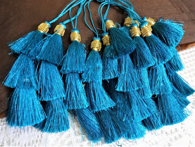 Tassels Silk Tassels Embellishment Long Tassels Decorative Etsy