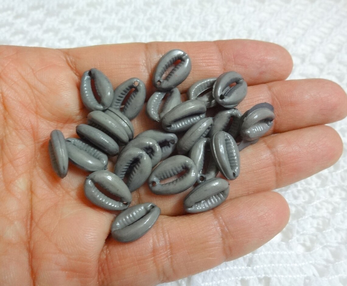 200 pcs Cowry Shells Acrylic Cowrie Beads Indian Beads Etsy