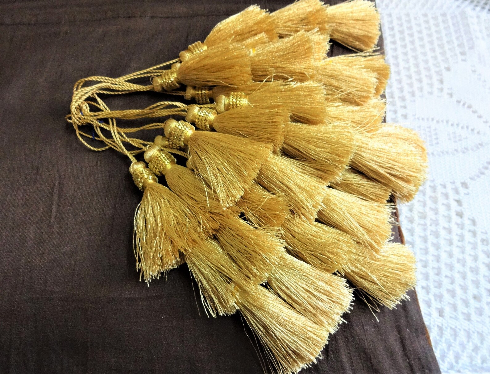 Tassels Silk Tassels Embellishment Long Tassels Decorative Etsy India