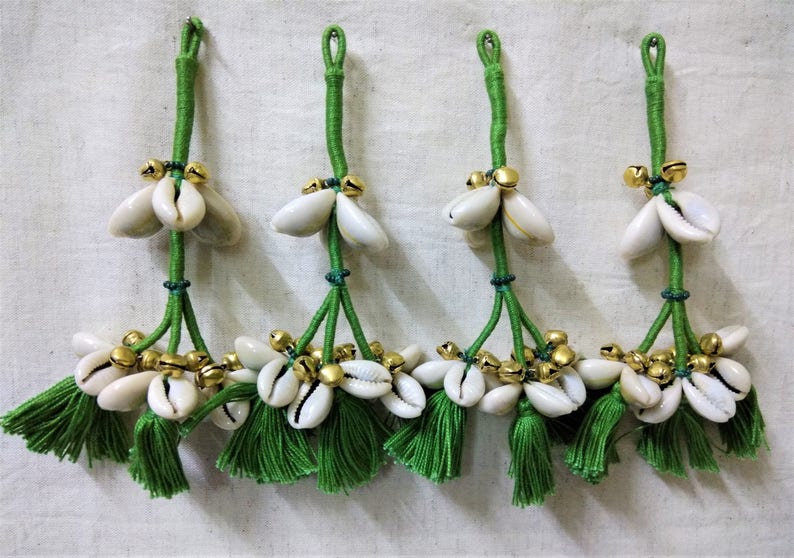 Cowrie Shell Tassel Ethnic Tassels Indian Tassels Cowrie | Etsy