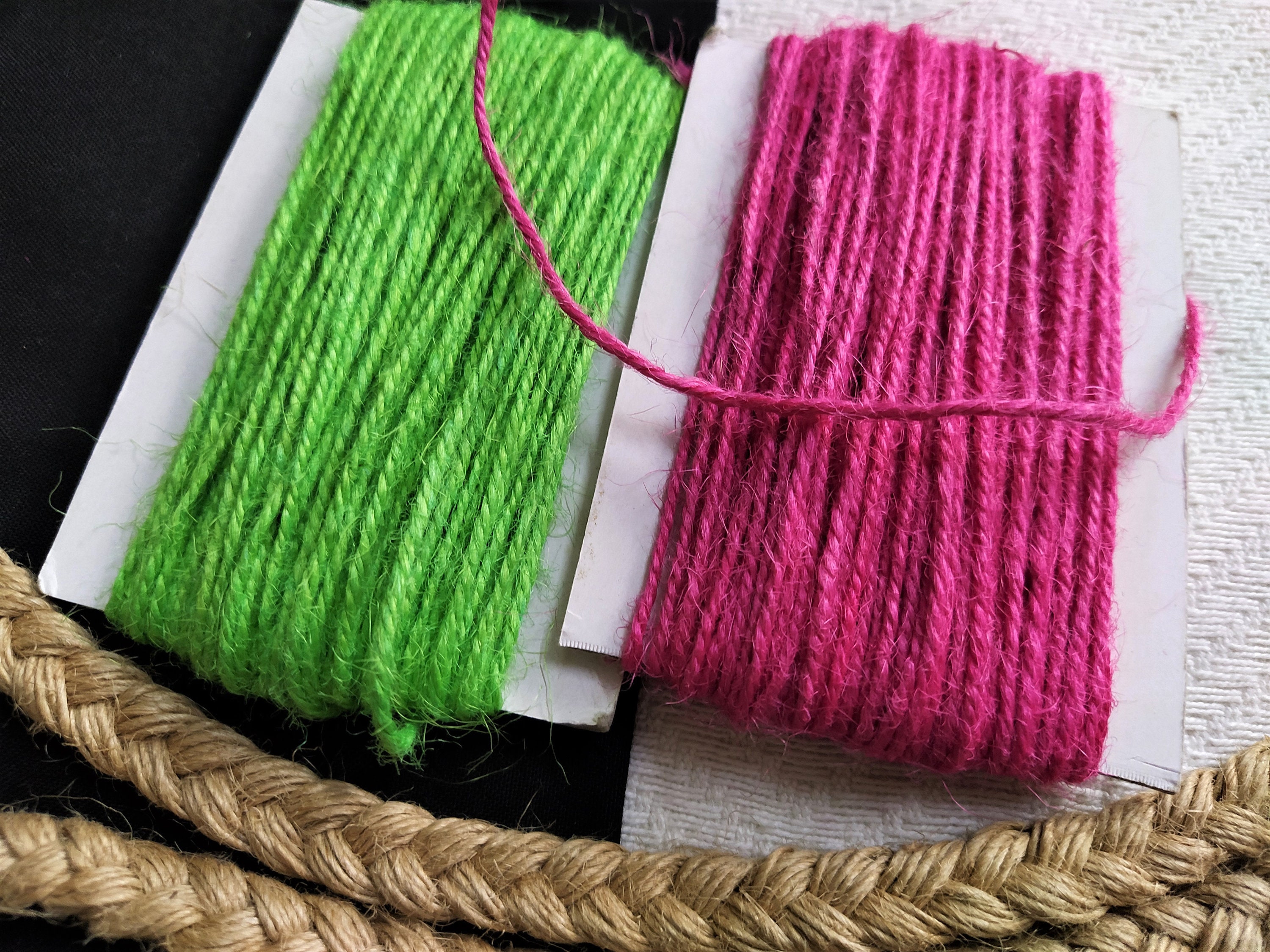 Natural Handspun Assorted Jute Yarn / Twine / Thread /Jute Etsy