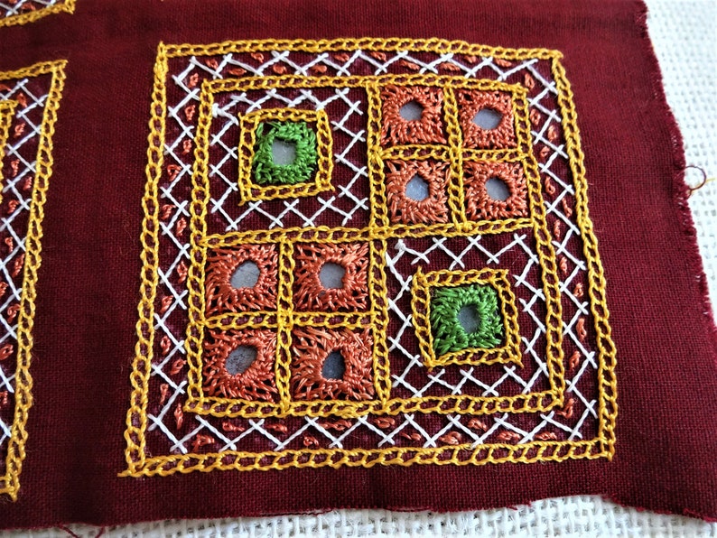 Multicolor - Kutch Neran Hand Embroidered Coin Pouch 183