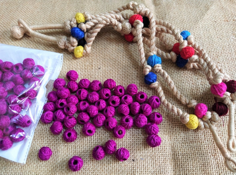 50 pcs Handmade Thread Balls Cotton Balls Craft Decoration Etsy