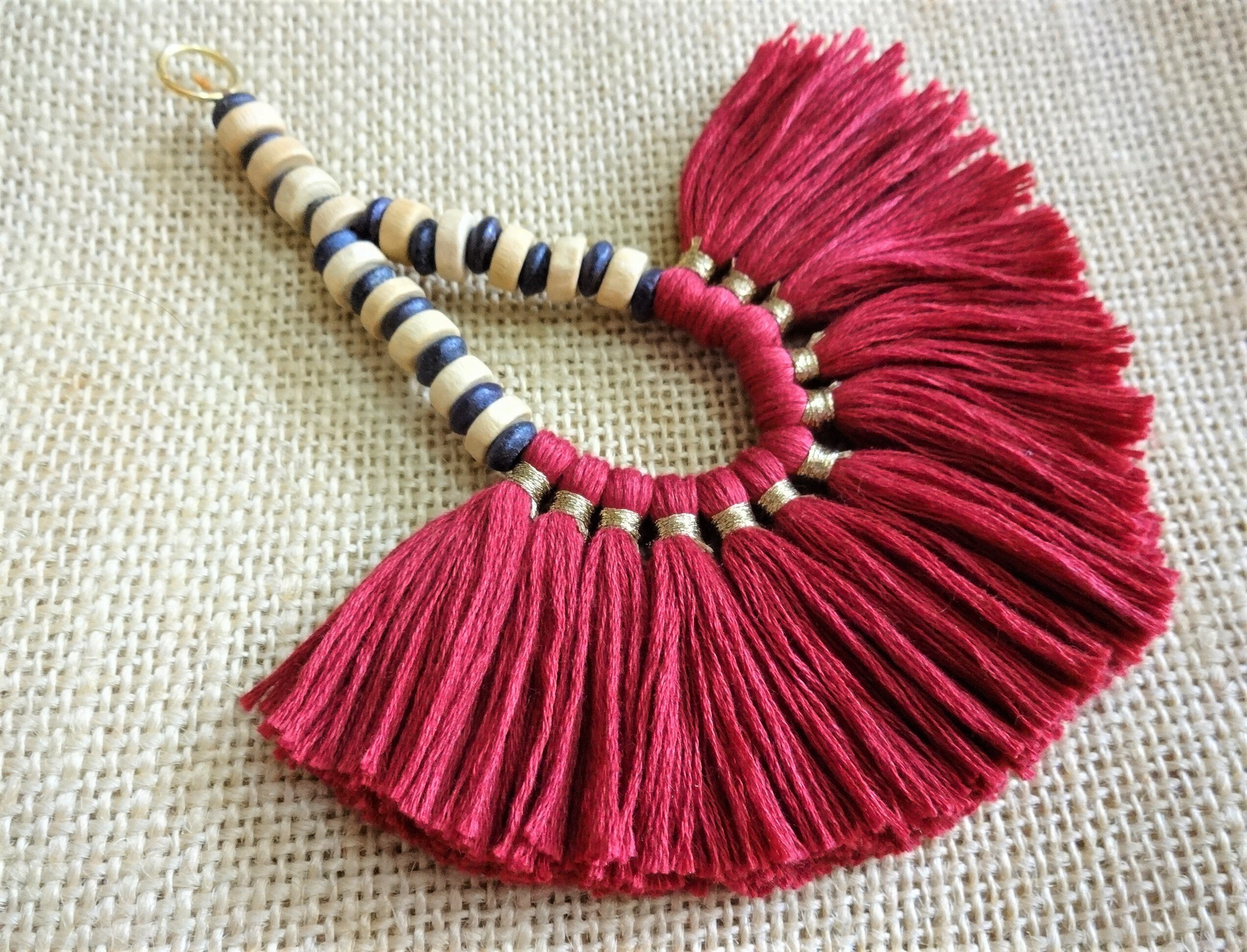 Tassels Cotton Tassels Fan Tassels Purse & Handbag Etsy