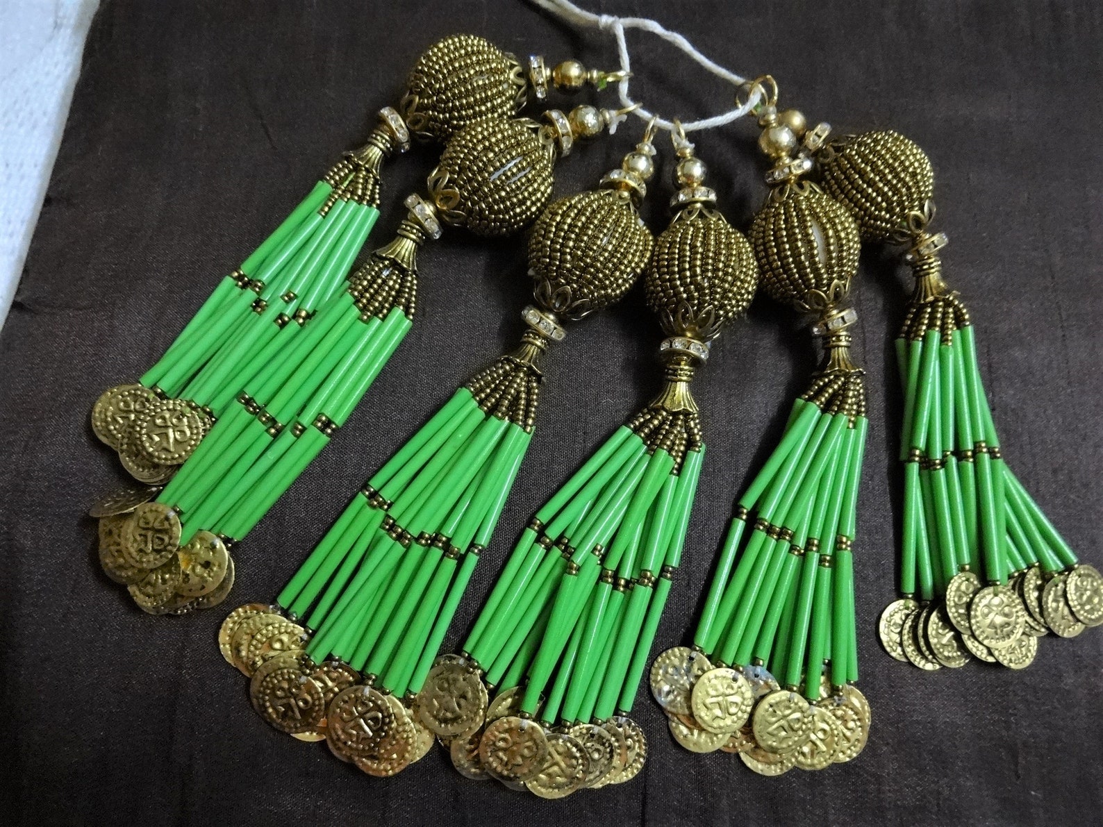 Indian Tassels Ball Tassels Beaded Tassels BOHO Gypsy Etsy UK