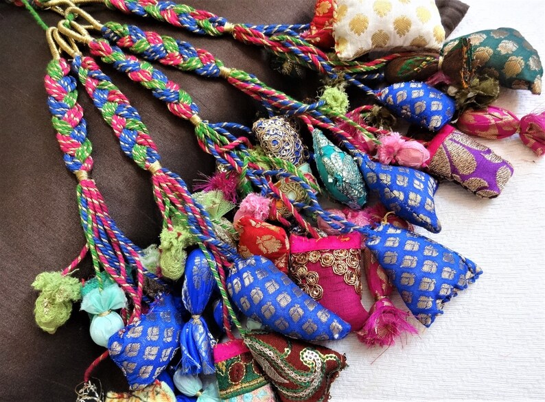Handmade Fabric Trim Tassel Sari Silk Tassel Ethnic Tassel Etsy