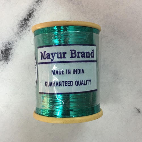 Indian Threads, Premium Metallic Flat Badla [shiny Lurex] Thread for ...