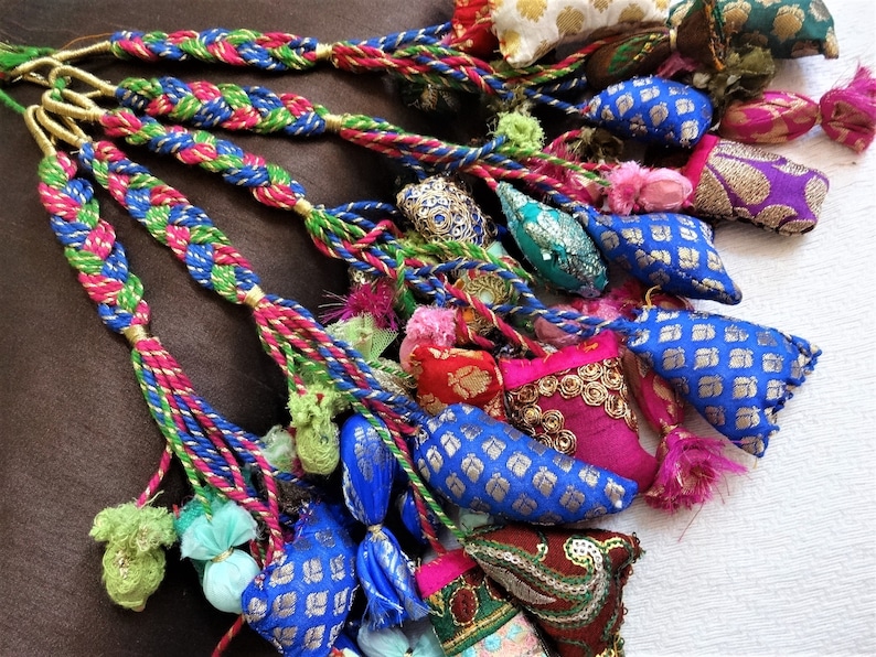 Handmade Fabric Trim Tassel Sari Silk Tassel Ethnic Tassel Etsy