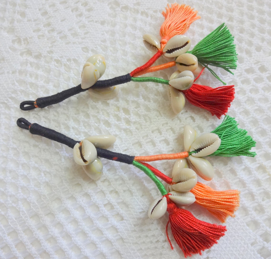 Cowrie Shell Tassel Purse & Handbag Decoration Cowrie Shell | Etsy