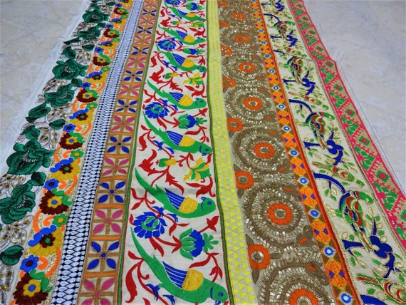 Tissu indien, tissu brodé, dentelle Textile travail tissus, Textile dentelle indien, Boho Decor, couture approvisionnement, Zari tissu 25 Tissu indien, tissu brodé, dentelle Textile travail tissus, Textile dentelle indien, Boho Decor, couture approvisionnement, Zari tissu 25