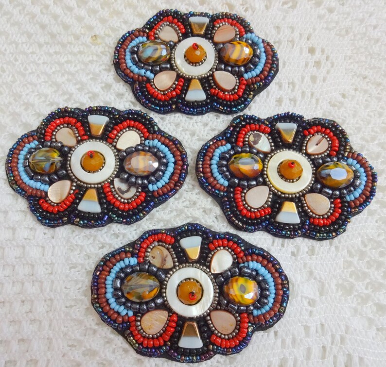 Beaded Appliques Embroidered Ethnic Indian Sew on Appliques Etsy