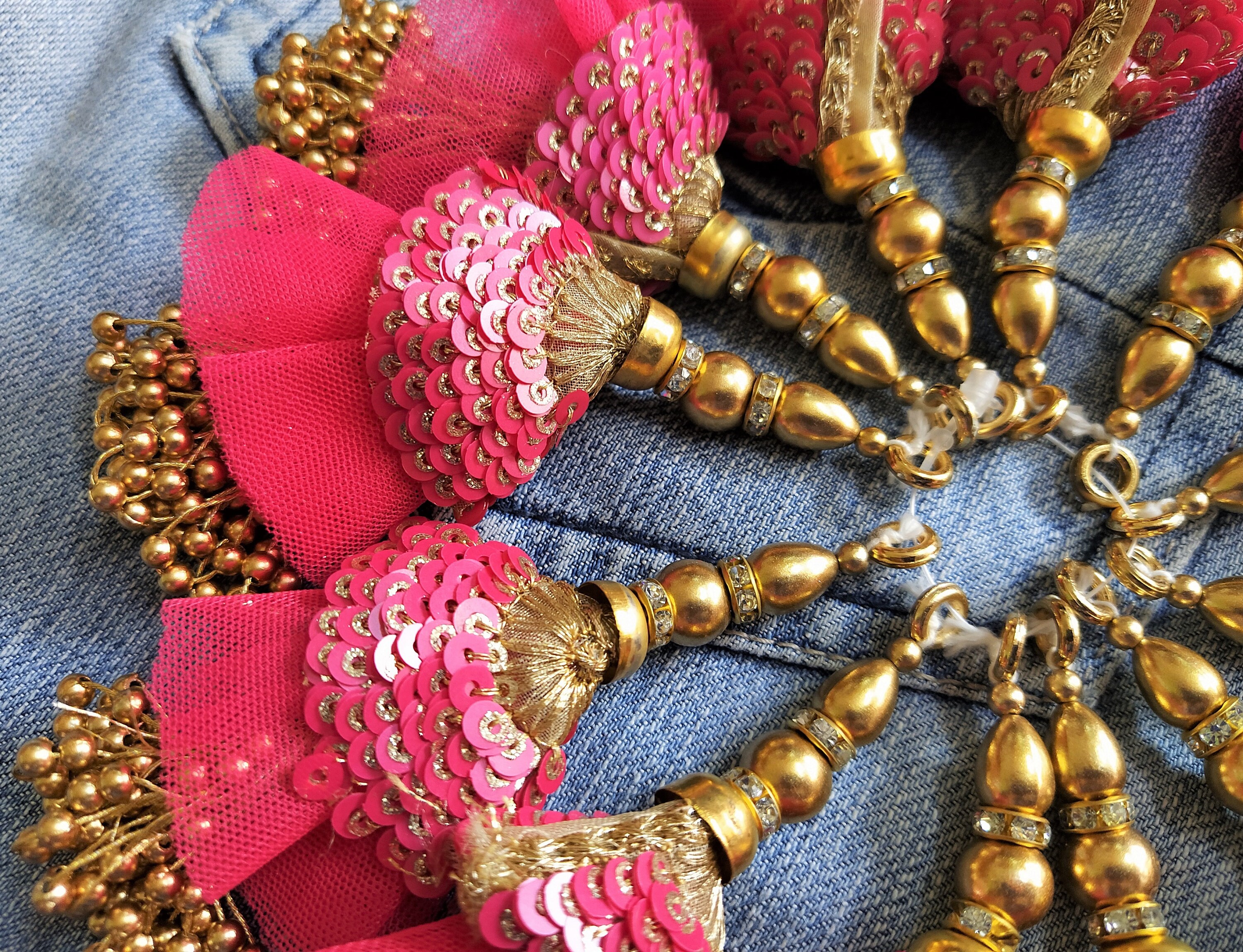 Indian Tassels Beaded Tassels Ethnic Tassels Decorative Etsy