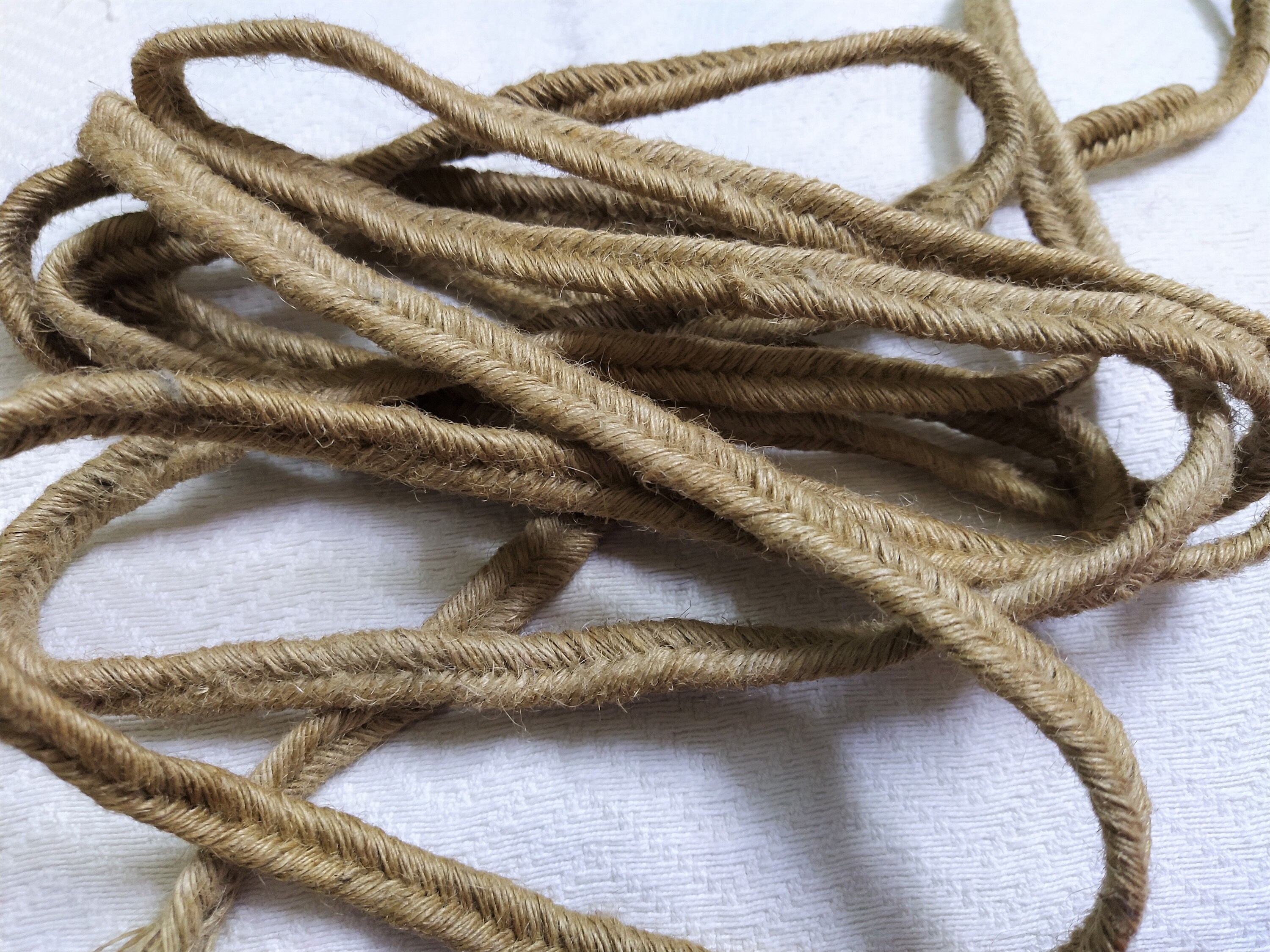 Thick Braided Jute Rope Jute Lace Ribbon Burlap Trim Burlap Etsy