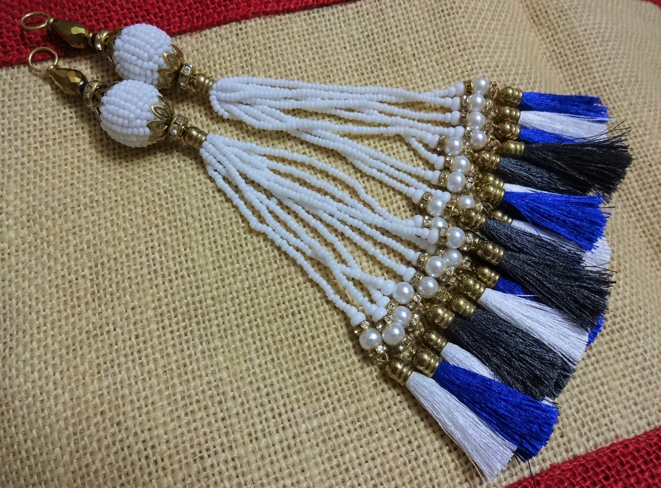 Indian Tassels Silk Tassels Beaded Tassels Purse & Handbag Etsy India