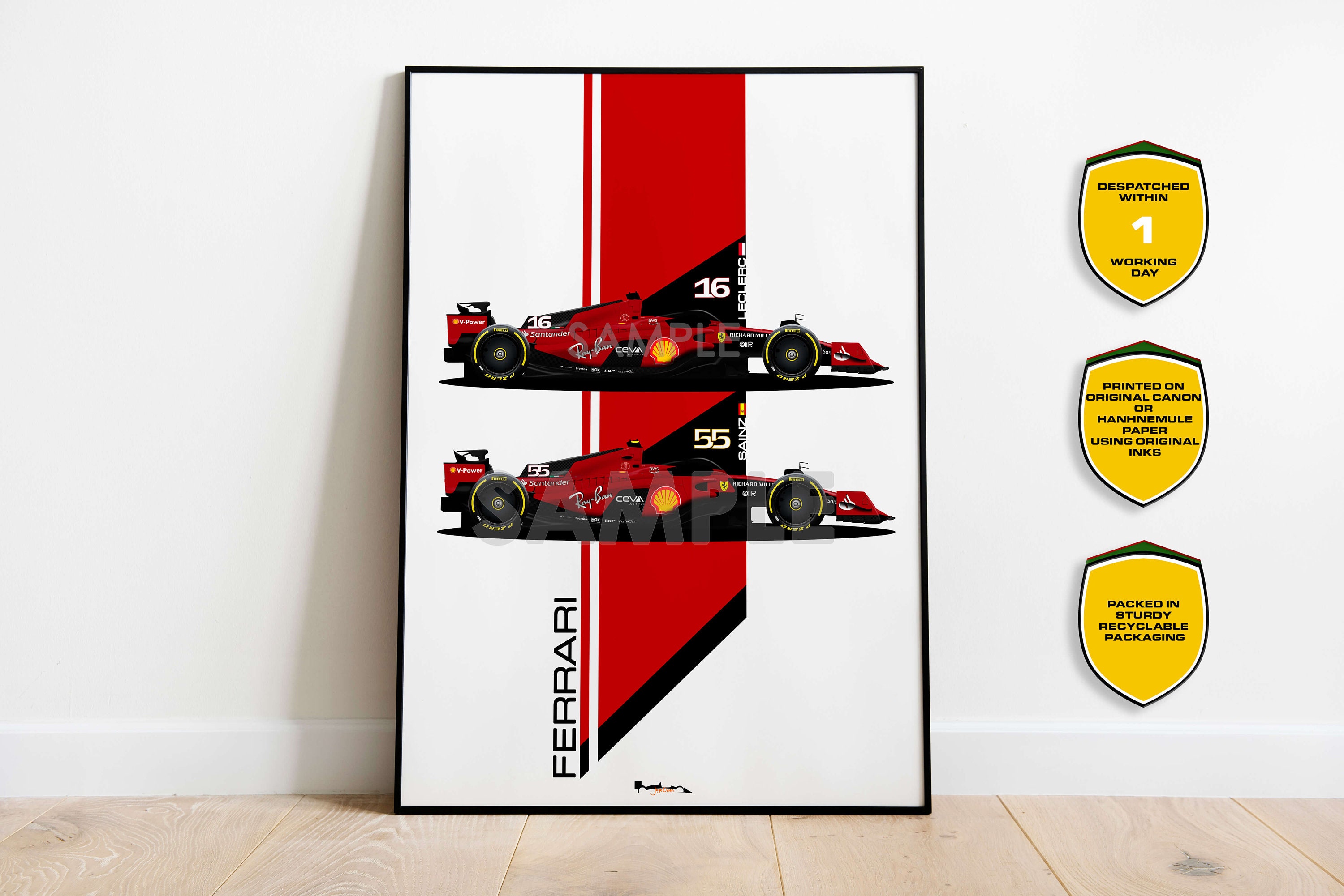 F1 Ferrari Sainz #55 - Voiture et figurine - JEUX, JOUETS - Renaud