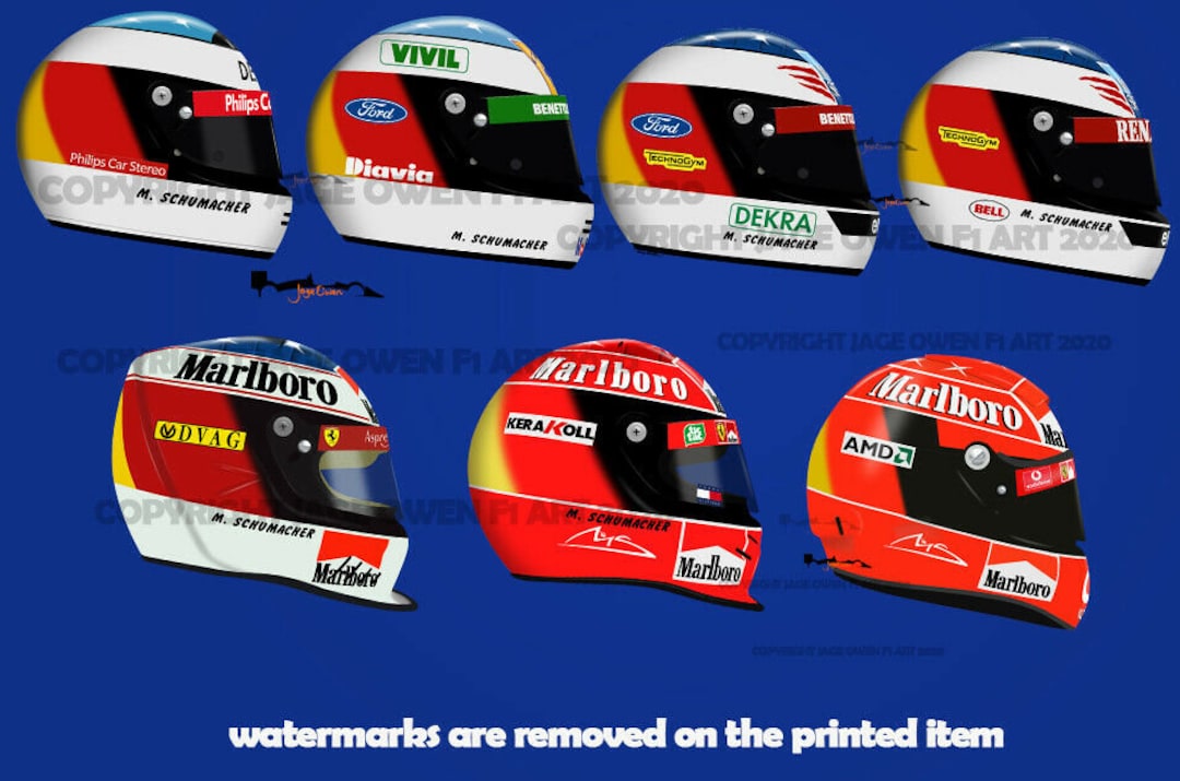 Schumacher helmet cheap