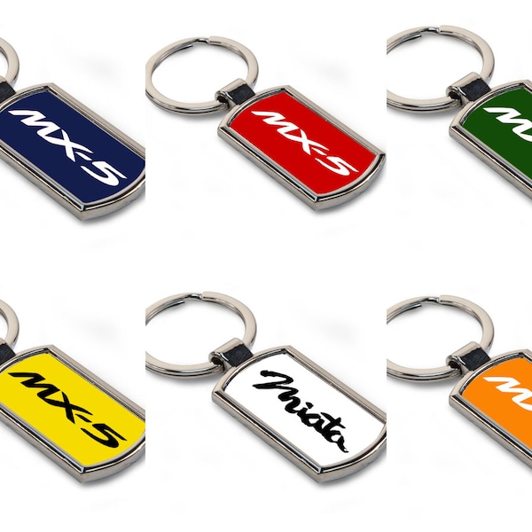 Mazda Miata MX-5 Metal Keyring