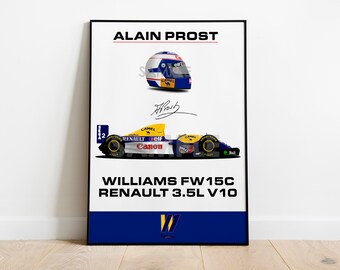Alain Prost Williams Renault 1993 F1 | Les Voitures