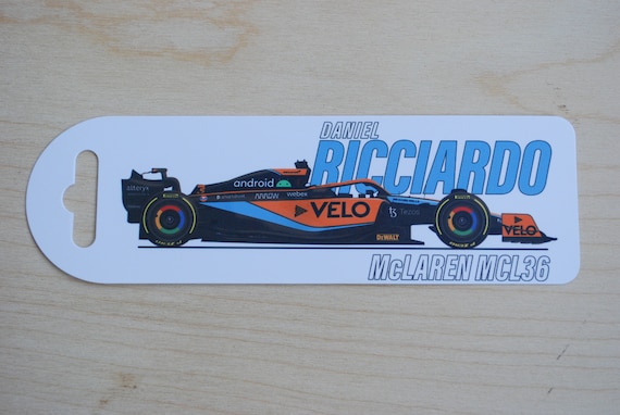 Mclaren 2022 F1 Bookmark Lando Norris Daniel Ricciardo -  UK