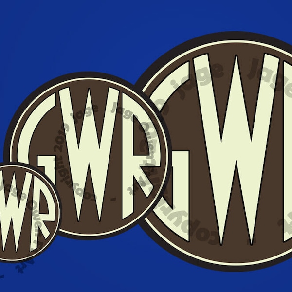 GWR Roundel Railway Stickers/Magnets