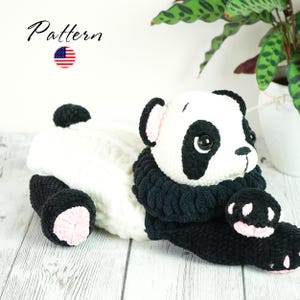 Panda Crochet Pajama Bag PATTERN: Amigurumi Bear Tutorial (PDF)
