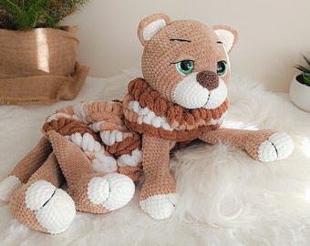 Crochet Cat is a perfect gift for a baby, Crochet toys, Pajamas Bag, Amigurumi Cat, Gift for baby, weihnachten