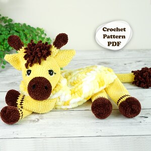 Crochet Pajama Bag Pattern, Giraffe Crochet PATTERN, Amigurumi patterns, Plush Pattern, Pajama holder