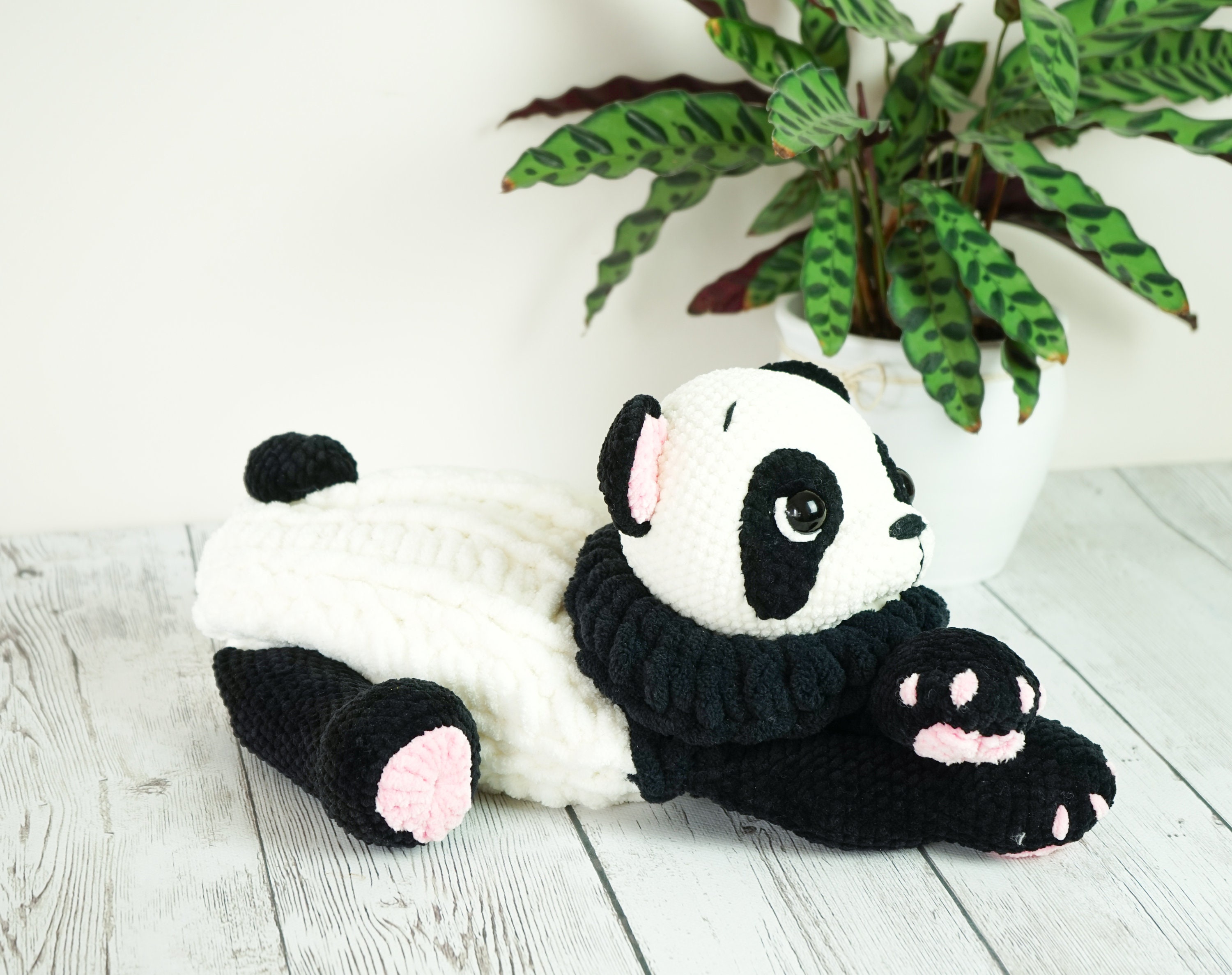 あみぐるみかぎ針編みパターンバンドル: パンダ、コアラ、テディ (PDF