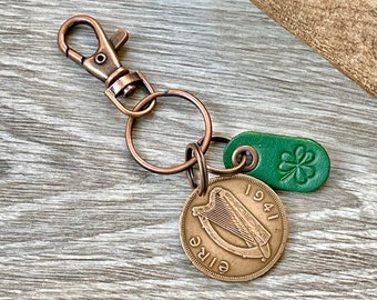 Personalized Gifts National Holiday Patrick/'s Day Faux Leather Key Fob Keychains St Gifts for Her Gifts for Him