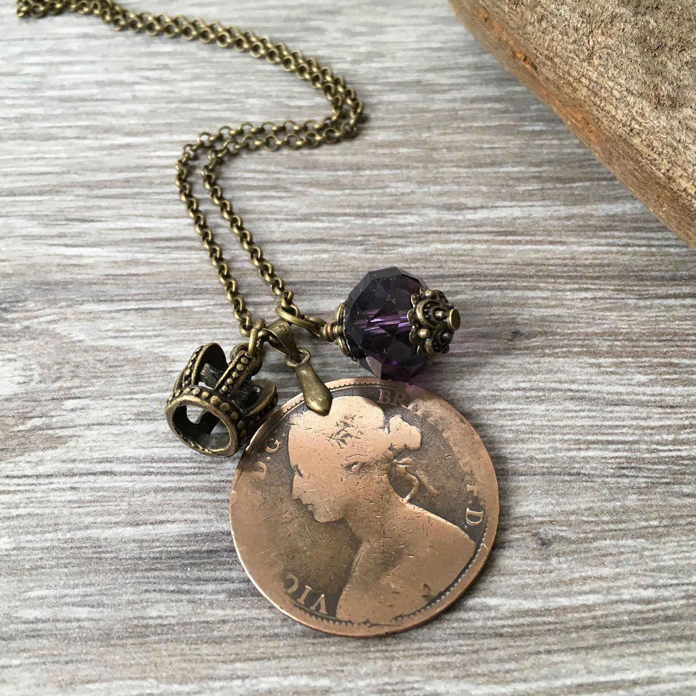 Old coin deals pendant
