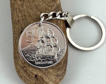 ニュージーランド 50セント硬貨 | ジェームズ・クック船長 | HMS